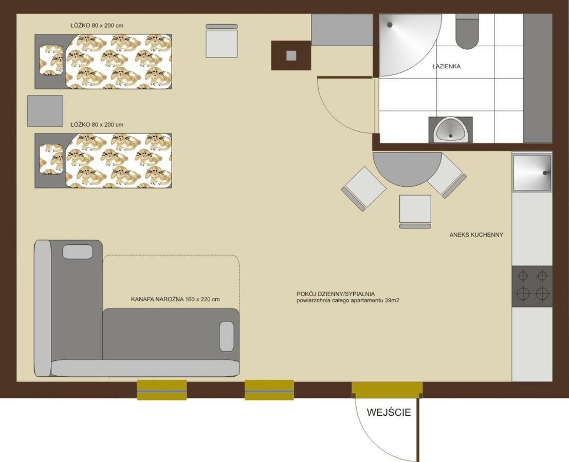 Apartamento Siedlisko Besiekiery Exterior foto